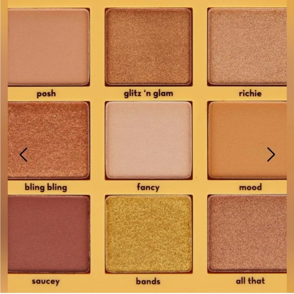 The Crème Shop Drippin' Eyeshadow Palette, 9 colors, free Mask